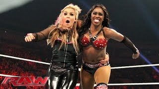 Natalya vs Naomi Raw Sept 21 2015 [upl. by Swor]