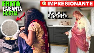 MUJER ECHA UNA HOSTIA A FRITAR Y MIRE EL HORROR QUE SUCEDE [upl. by Chenee]