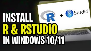 How to Install R and RStudio in Windows 1011 2024 Update  Install R on Windows [upl. by Eanod]