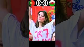 The Day Portugal vs wales 🔥😱 matchfootball soccer youtube shorts ronaldo [upl. by Grishilde]