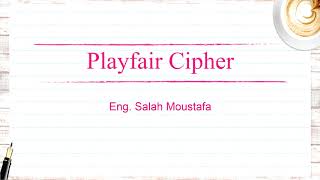 PlayFair Cipher Example [upl. by Audley]