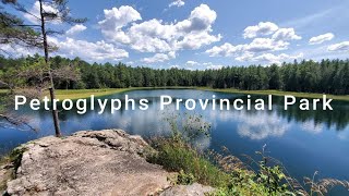 Visiting The Petroglyphs amp McGinnis Lake  Petroglyphs Provincial Park [upl. by Eelac904]