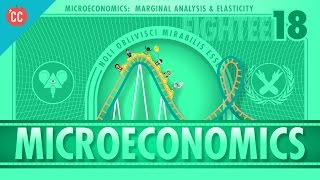 Marginal Analysis Roller Coasters Elasticity and Van Gogh Crash Course Economics 18 [upl. by Ailehc]