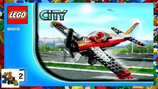 LEGO instructions  City  Airport  60019  Stunt Plane Book 2 [upl. by Ahsiya605]