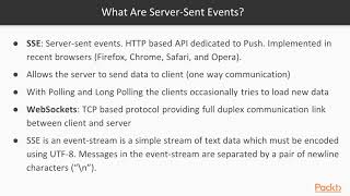 Building Web Services with Java EE 8 What Are ServerSent Eventspacktpubcom [upl. by Yboj977]