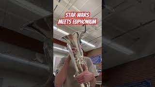 Euphonium🤝Star Wars trombone brassband music euphonium marchingband band [upl. by Aniral495]