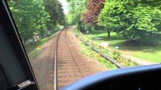 Führerstandsmitfahrt auf der Dreieichbahn  Dieburg nach Buchschlag mit 646 203 [upl. by Eibbob]