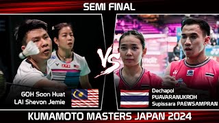 GOH Soon Huat LAI Shevon Jemie vs Dechapol P Supissara P  Kumamoto Masters Japan 2024 Badminton [upl. by Benedetto]