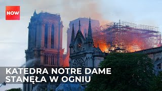 KATEDRA NOTRE DAME w ogniu [upl. by Nwaf]