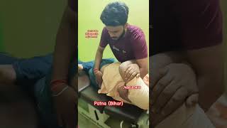 Back Pain chiropractic adjustment Best Chiropractor in Patna shorts viral [upl. by Arhsub775]