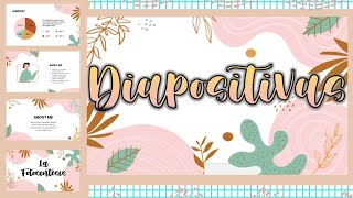 Cómo hacer DIAPOSITIVA rápido💃🏽  Plantillas editables 🌵 [upl. by Eelloh]