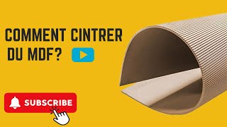 Comment cintrer du MDF [upl. by Casandra152]