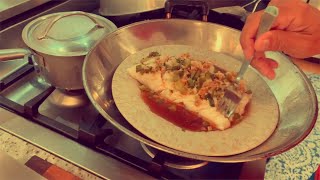 Quick Steamed Fish Fillet and Roasted Napa Cabbage [upl. by Aennaej927]