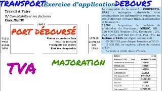 exercice dapplication 4 la facturation Transport déboursé [upl. by Erwin]