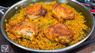 Budget Friendly One Pot Chicken and Yellow Rice [upl. by Meeker]