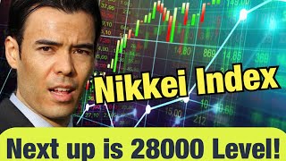 Nikkei Stock Market JUMPS to 30 year HighNext up is 28000 Level [upl. by Orelie]