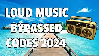 LOUD MUSIC BYPASSED Roblox Ids WORKING 2024 [upl. by Valera]