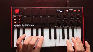 Blinding Lights Cover Akai MPK Mini [upl. by Keemahs]