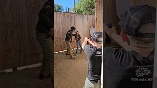 13 yo Rescues Little Sister from Kidnapper training instructional not real airsoft protector [upl. by Ambros]