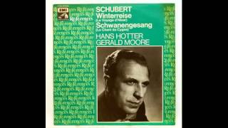 Schubert  Der Leiermann  Winterreise  Hans Hotter  Gerald Moore 432 Hz [upl. by Anide]