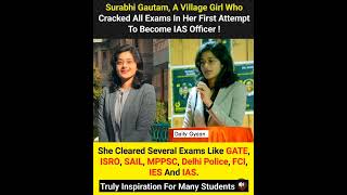 IAS Surabhi Gautam viralvideo trending youtubeshorts ytshorts upsc viral ias [upl. by Docia809]