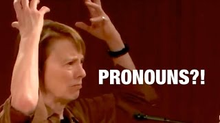 Camille Paglia is asked about Jordan Peterson amp the gender pronoun controversy [upl. by Minetta]