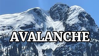 Avalanche caught CLOSEUP by FPV drone  Long range mountain surfing in 4k [upl. by Cristian753]