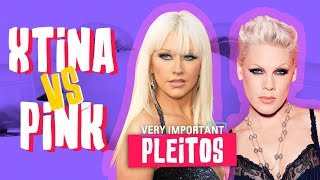 Christina Aguilera Vs Pnk Get This Pleito Started  Very Important Pleitos [upl. by Haelhsa]