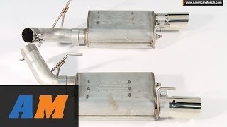 19792016 Mustang BBK Performance Varitune Exhaust Review [upl. by Yttak]