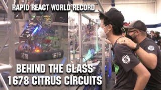 Rapid React High Score  Behind the Glass 1678 Citrus Circuits Chezy Champs Q56 [upl. by Randell368]