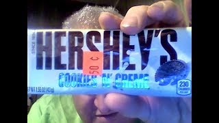 Hersheys Cookies N Cream Candy Bar [upl. by Osnofedli]