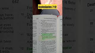 Ecclesiastes 712 youtubeshorts bibleverse verseoftheday hope faith love biblestudy shorts [upl. by Kcirderfla]