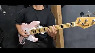 Jcraft JB1 Jazz Bass 4strings Shell Pink 863950754968997 [upl. by Callahan]