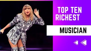 🛑TopTen richest musician in the world 2024 [upl. by Rempe]