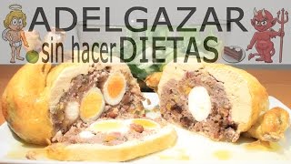 POLLO RELLENO AL HORNO  ADELGAZAR SIN HACER DIETAS [upl. by Ahseen]