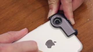 ExoLens Tutorial How to Attach the Edge Mounting System to Your iPhone Device [upl. by Anna-Diana]