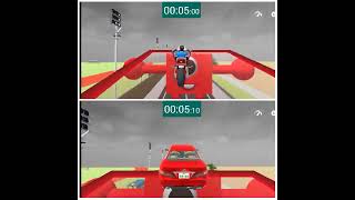 Red bike vs sedan car shorts bike car sakuraschoolsimulator [upl. by Eednas]