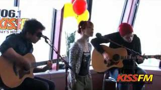 Brick by boring brickParamore live acoustic1061KissFM [upl. by Aibara338]