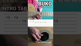 Buko  Jireh Lim Intro Guitar Tutorial quotIntro Tabquot guitartutorial everyone guitar chords [upl. by Daphie]