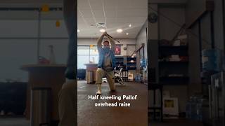 Half kneeling Pallof overhead raise [upl. by Sices]