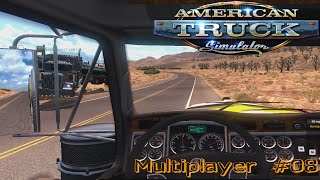 ATS Multiplayer 08  fliegender Truck Gameplay German Deutsch [upl. by Retep]