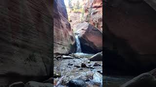 Kanarra Falls UT SecondBoulder Waterfall [upl. by Ahtnama546]