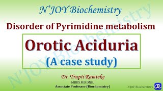 Orotic Aciduria Disorder of Pyrimidine metabolism  Nucleotide Metabolism  Biochemistry [upl. by Ylrebmit]