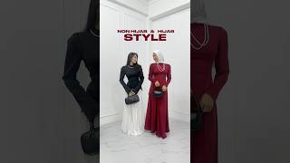 NON HIJAB vs HIJAB 👩🏻🧕🏻 instimlanabrand hijab hijabstyle dress хиджаб женскаяодежда [upl. by Hayalat361]