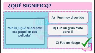 APRENDER ESPAÑOL ¿Qué significa  Clase de español interactiva  María Español [upl. by Hewet392]