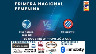 Primera Nacional Catalana CN Sabadell  SD Espanyol 0911 1830h [upl. by Gazo]