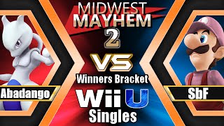 Midwest Mayhem 2 – Top 64 – Abadango Mewtwo vs E2C l StarbasedFruit Luigi Diddy Kong [upl. by Hseham159]