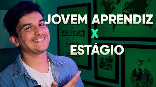 DIFERENÇA ENTRE JOVEM APRENDIZ E ESTÁGIO [upl. by Yneffit]