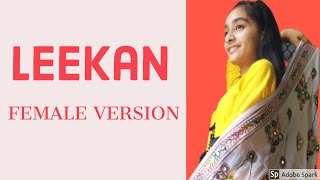 Leekan Song  Ashke  Amrinder Gill  Female Version  Cover by Richa Sharma [upl. by Maxima]