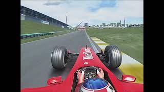 F1 2001 Rubens Barrichello OnBoard Interlagos assettocorsa [upl. by Iteerp604]